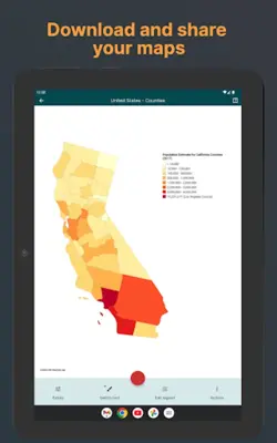 MapChart android App screenshot 0